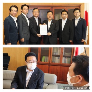 7月21日、佐藤英道厚労副大臣へ新型コロナワクチン接種の促進に関する要望を行って参りました。